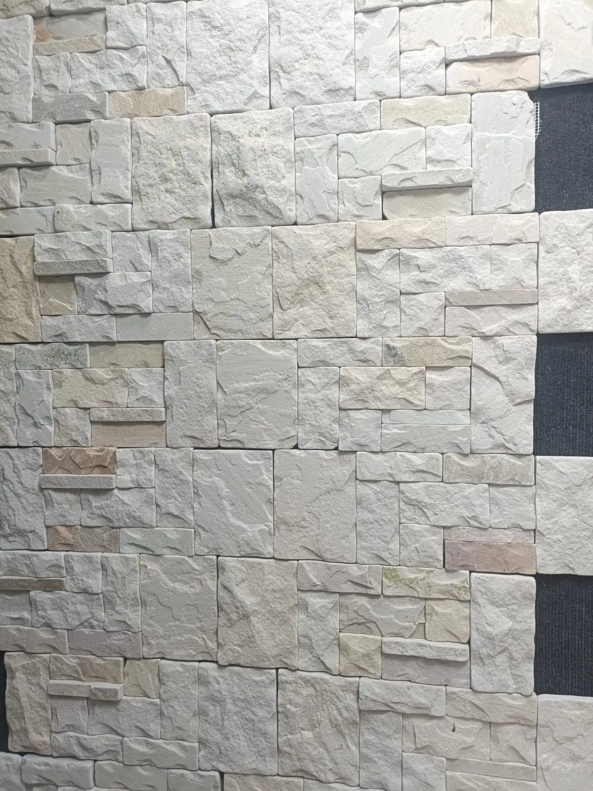 Stacked Stone Veneer Panel Tumbled Rockface